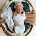 White Rabbit Organic Wrap and Beanie Set | Snuggle Hunny