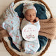 White Rabbit Organic Jersey Wrap & Beanie Set - Thumbnail 4