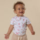 White Rabbit Short Sleeve Organic Bodysuit - Thumbnail 3