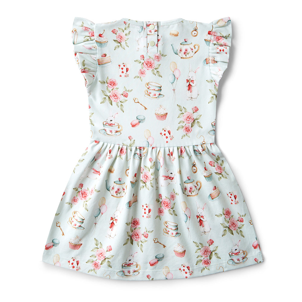 White Rabbit Short Sleeve Organic Dress - View 12