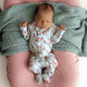 White Rabbit Organic Snuggle Sleepsuit Zip Footie - Thumbnail 6
