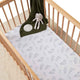 Wild Fern Organic Fitted Cot Sheet - Thumbnail 1