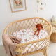 Wild Horses Organic Bassinet Sheet / Change Pad Cover - Thumbnail 8