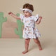 Wild Horses Short Sleeve Organic Dress - Thumbnail 5