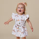 Wild Horses Short Sleeve Organic Dress - Thumbnail 1
