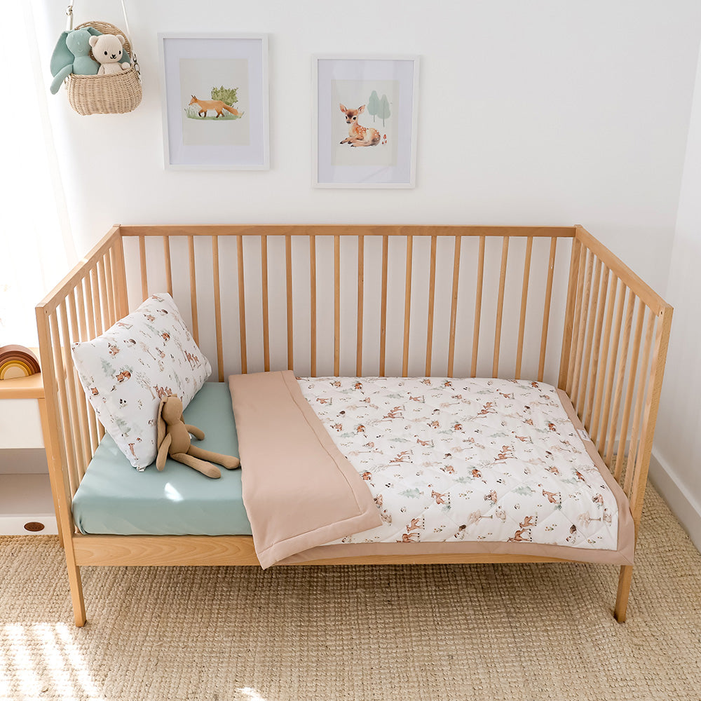 Bundle - Woodland Tales Cot Comforter & Toddler Pillowcase - View 1