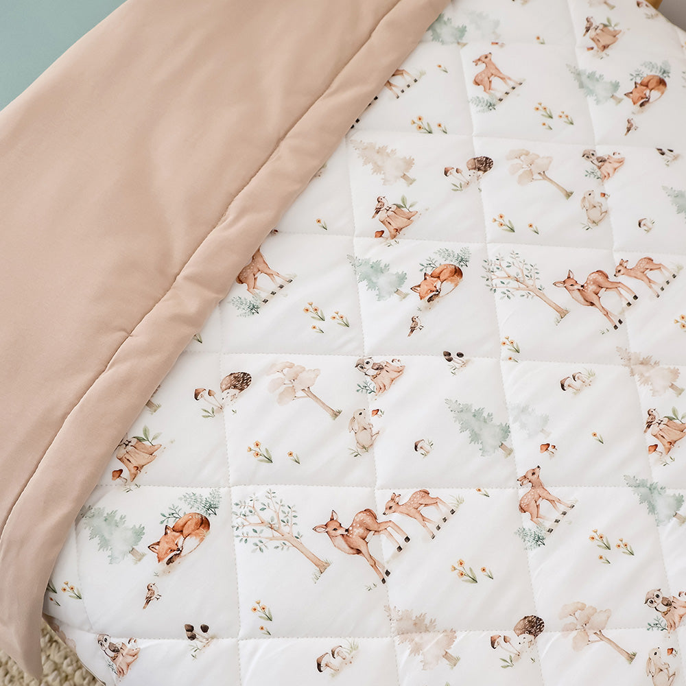 Bundle - Woodland Tales Cot Comforter & Toddler Pillowcase - View 2