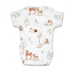 Woodland Tales Short Sleeve Organic Kimono Bodysuit - Thumbnail 6