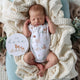 Woodland Tales Short Sleeve Organic Kimono Bodysuit - Thumbnail 5