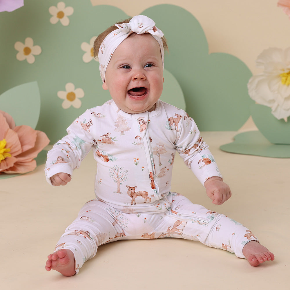 Woodland Tales Organic Snugglesuit Convertible Romper - View 8