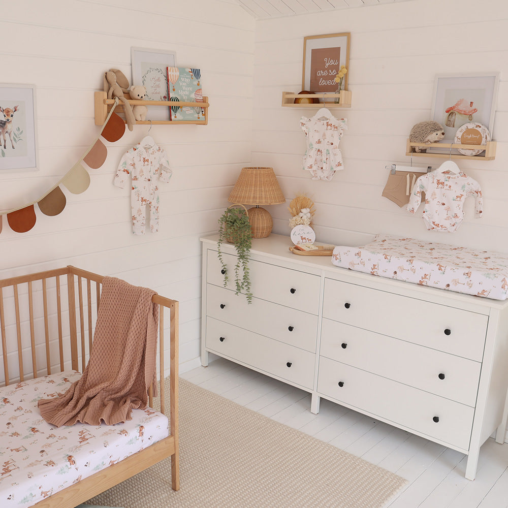 Woodland Tales Organic Fitted Cot Sheet - View 6