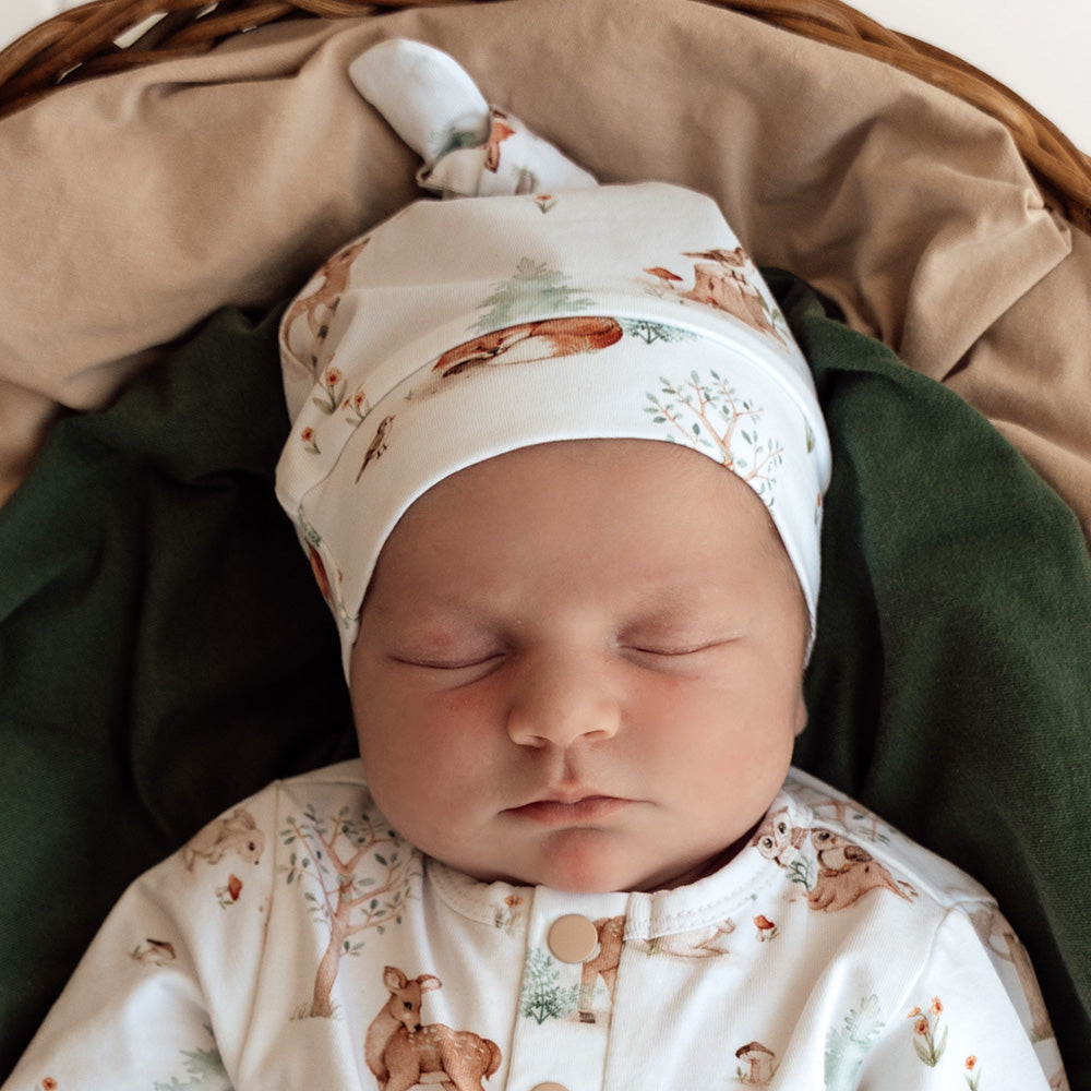 Woodland Tales Organic Knotted Beanie - View 4