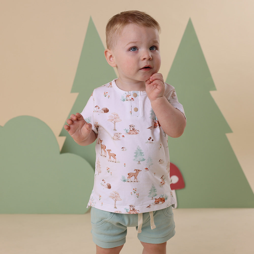 Woodland Tales Organic Short Sleeve Top - View 6