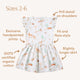 Woodland Tales Short Sleeve Organic Dress - Thumbnail 8