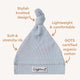 Zen Ribbed Organic Knotted Beanie - Thumbnail 4